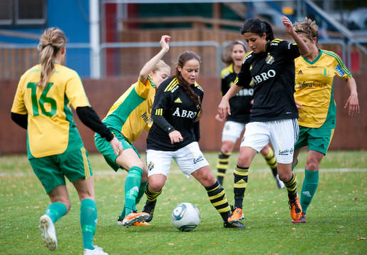 Fotboll, Norrettan, Division 1 Norra, Dam, AIK -