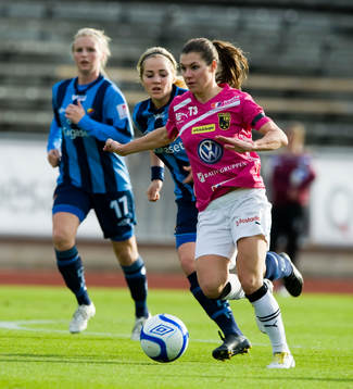 Irma Helin, Djurgården och Ramona Bachmann, Umeå