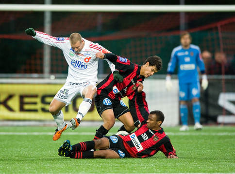 Tobias Solberg, Degerfors, Mauricio Albornoz och