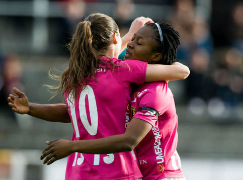 Ramona Bachmann och Ogonna Chukwudi, Umeå jubel