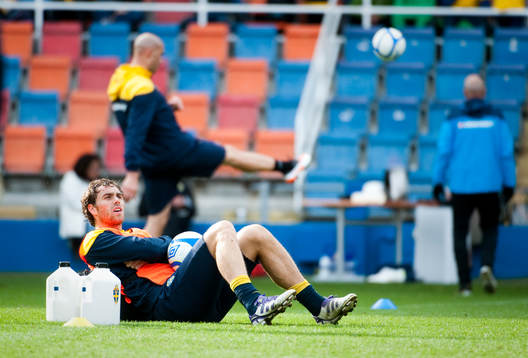 Johan Elmander tar det lugnt