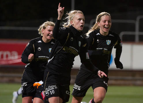 Linnea Liljegärd, Göteborg, gör avgörande 3-2 på