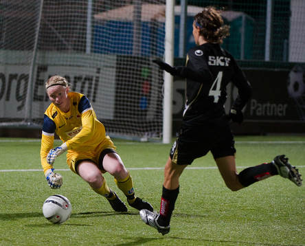 Hedvig Lindahl, målvakt Kristianstad, Ingvild Stensland,