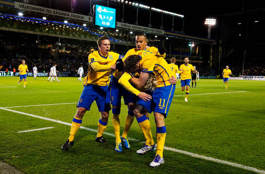 Anders Svensson, Martin Olsson, Ola Toivonen och Johan
