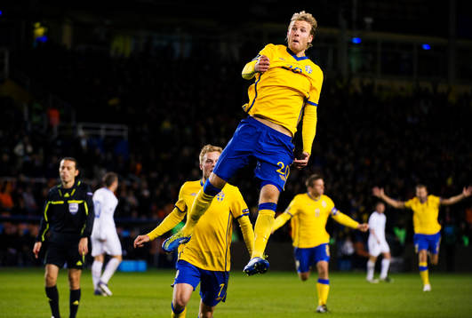 Ola Toivonen, Sverige, jublar