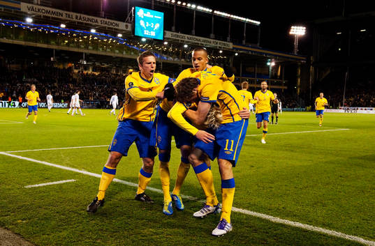 Anders Svensson, Martin Olsson, Ola Toivonen och Johan