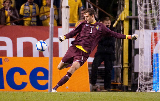 Andreas Isaksson, målvakt Sverige