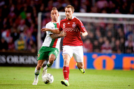Raul Meireles,  Portugal, Christian D Eriksen, Danmark