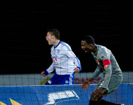 1-0 Viktor Claesson, Värnamo, jublar bak när, Jose