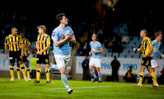 Agon Mehmeti, Malmö FF jubel