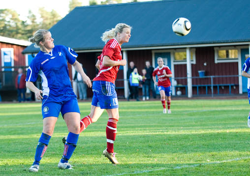 Sofie Andersson, Vittsjö, nickar in andra målet