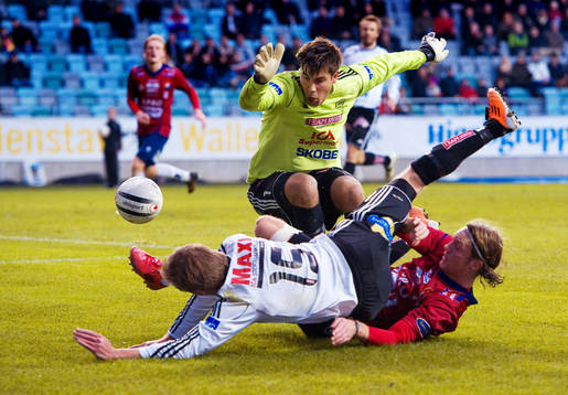 Rickard Göthberg, målvakt, Andreas Högberg, Motala,