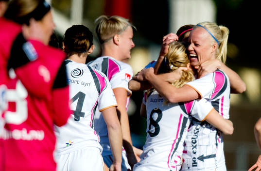 Caroline Seger kramar om Frida Nordin, LDB Malmö, jubel,