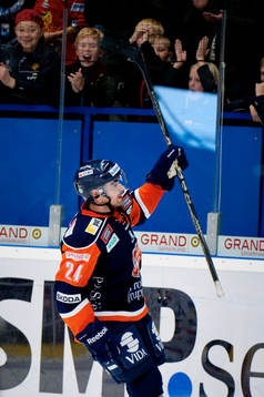 Brad Moran, Växjö, jubel