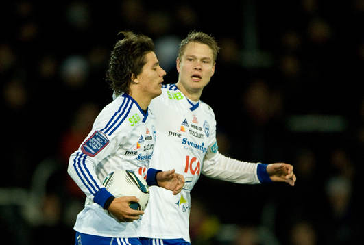 Gheorghe Andronic och Viktor Claesson, Värnamo, jubel