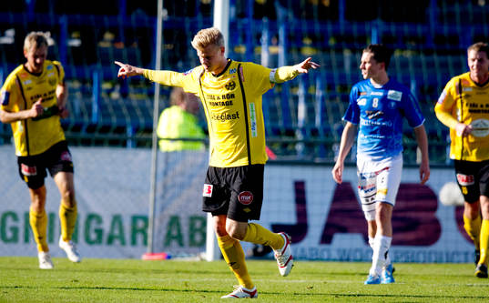 David Löfquist, Mjällby jubel