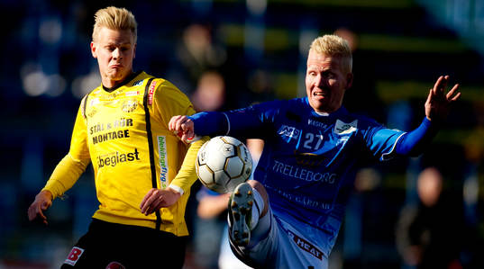 David Löfquist, Mjällby, Mattias Adelstam, Trelleborg