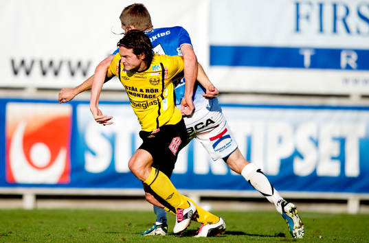 William Leandersson, Mjällby, Peter Abelsson, Trelleborg
