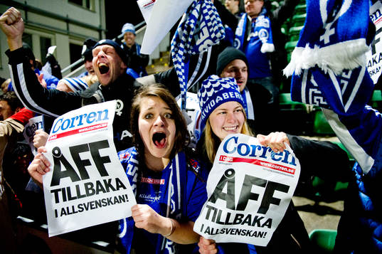 Åtvidaberg är tillbaka i Allsvenskan, jubel, glädje