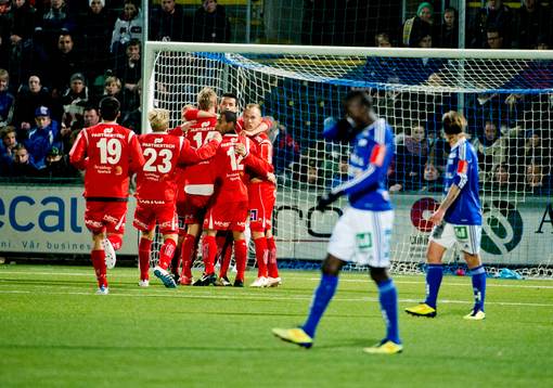 Oscar Möller, Åtvidaberg gör 0-1, jubel