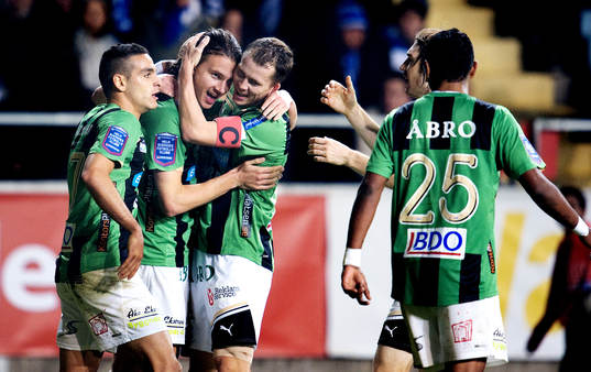Mervan Celik, Erik Johansson, Fredrik Lundgren, Gais, jubel