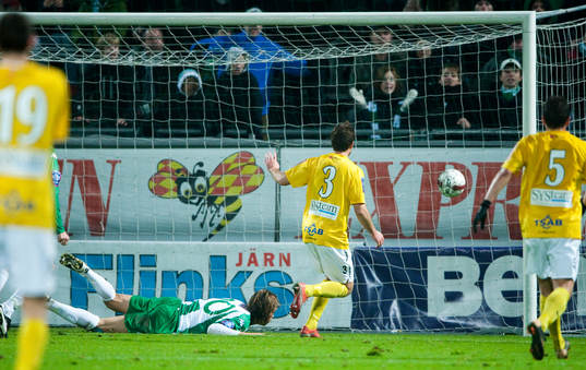 Björn Runström, Hammarby nickar in 2-1