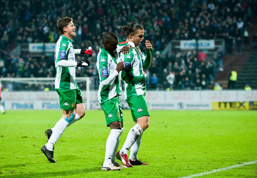 Paulinho Guara, Maic Sema och Erik Figueroa, Hammarby jubel