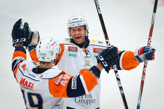 Ikka Heikkinen och Tomi Kallio, Växjö jubel