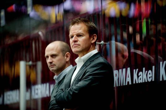Anders Sörensen, assisterande tränare, Johan Strömvall,