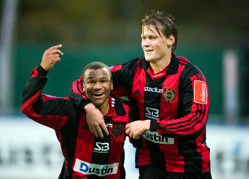 Victor Söderström och Serge-Junior Martinsson Ngouali,