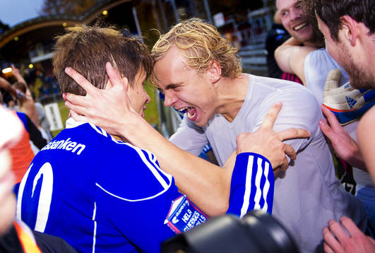 Fredrik Holster, Pontus Engblom, Sundsvall, jubel