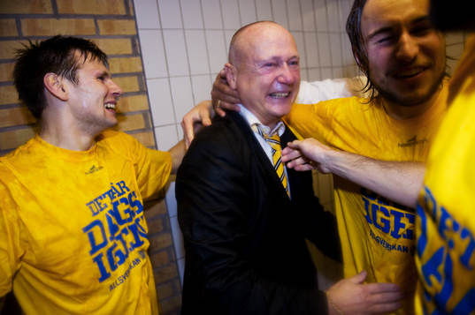 Sören Åkeby, tränare. Sundsvall klara för Allsvenskan,