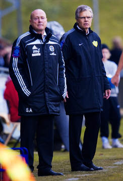 Sören Åkeby, tränare, Sundsvall, Hans Lindbom, tränare,