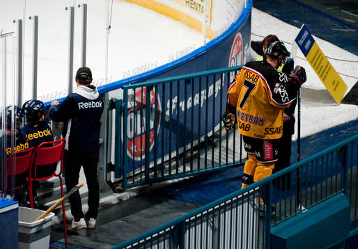 Jan Sandström, Luleå lämnar matchen
