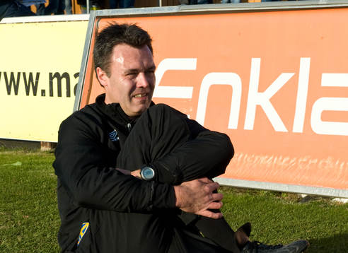 Martin Ingvarsson, domare, sista matchen. Stretch