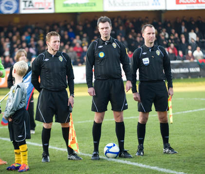 Martin Ingvarsson, domare, Peter Martinsson och