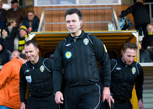 Martin Ingvarsson, domare, Peter Martinsson och