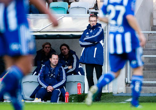 Stefan Rehn, assisterande tränare och Jonas Olsson,