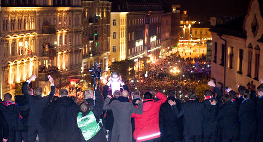 SM-guld, Svenska Mästare 2011, pokal,  jubel, glädje.