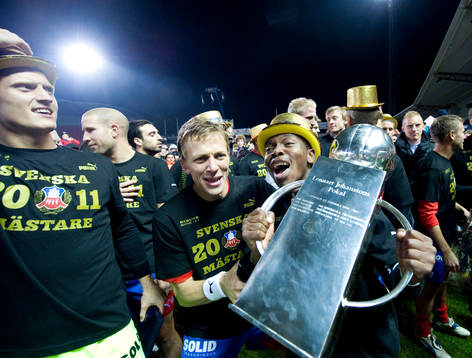 SM-guld, Svenska Mästare 2011, pokal,  jubel, glädje. May