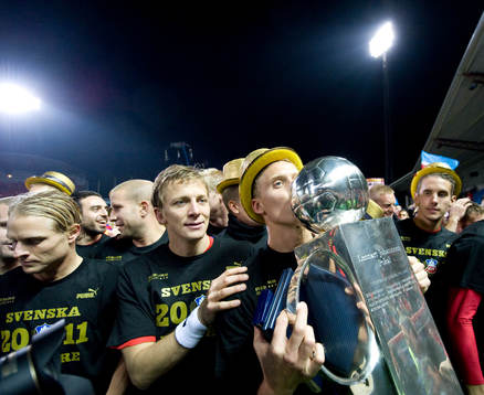SM-guld, Svenska Mästare 2011, pokal,  jubel, glädje.