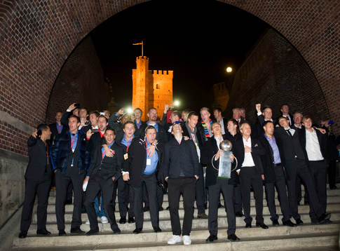SM-guld, Svenska Mästare 2011, pokal,  jubel, glädje.