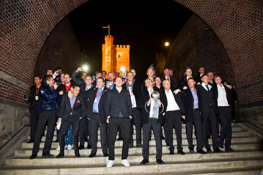 SM-Guld, Svenska mästare 2011, fyrverkeri, glädje, jubel,