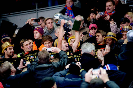 SM-guld, Svenska Mästare 2011, pokal,  jubel, glädje