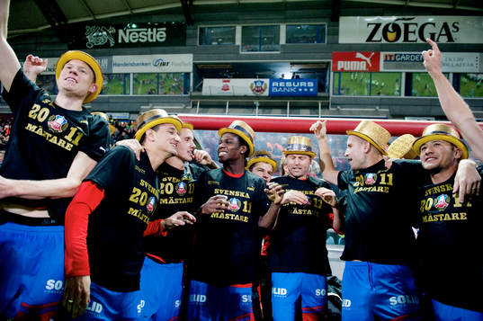 SM-guld, Svenska Mästare 2011,  jubel, glädje