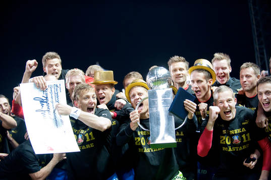 SM-guld, Svenska Mästare 2011, pokal,  jubel, glädje