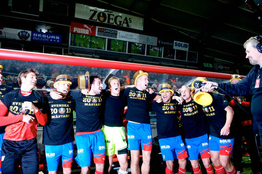 SM-guld, Svenska Mästare 2011,  jubel, glädje