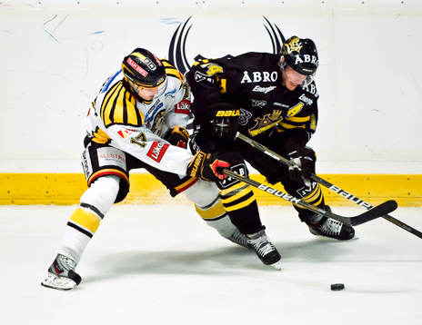 Sebastian Wännström, Brynäs (0-3) och Daniel Rudslätt,