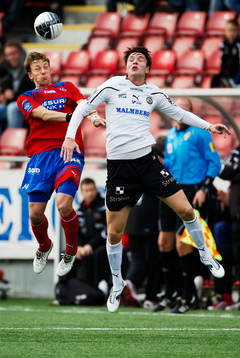 Erik Edman, Helsingborg, och Markus Astvald, Örebro, i en
