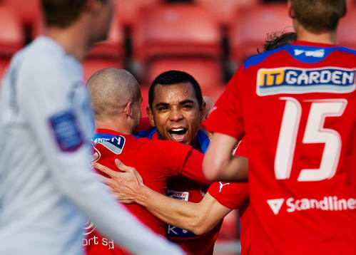 Alvaro Santos, Helsingborg, jubel